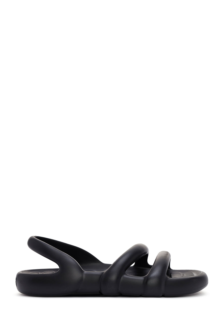 Camper Women's Black Kobarah Flat Slippers K201636 | Derimod