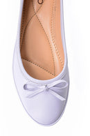 Women's Bow Leather Ballerinas | Derimod