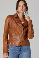 Roxana Women's Leather Jacket | Derimod