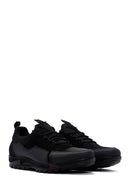 Men's Black Leather Sneaker | Derimod