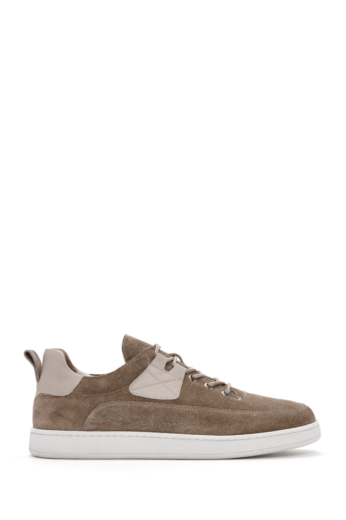 Men's Mink Lace-Up Suede Leather Sneaker 24SFD683010 | Derimod