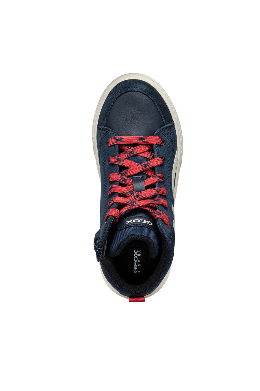 Geox Erkek Çocuk Lacivert Weemble Bağcıklı Fermuar Detaylı Bilekli Sneaker