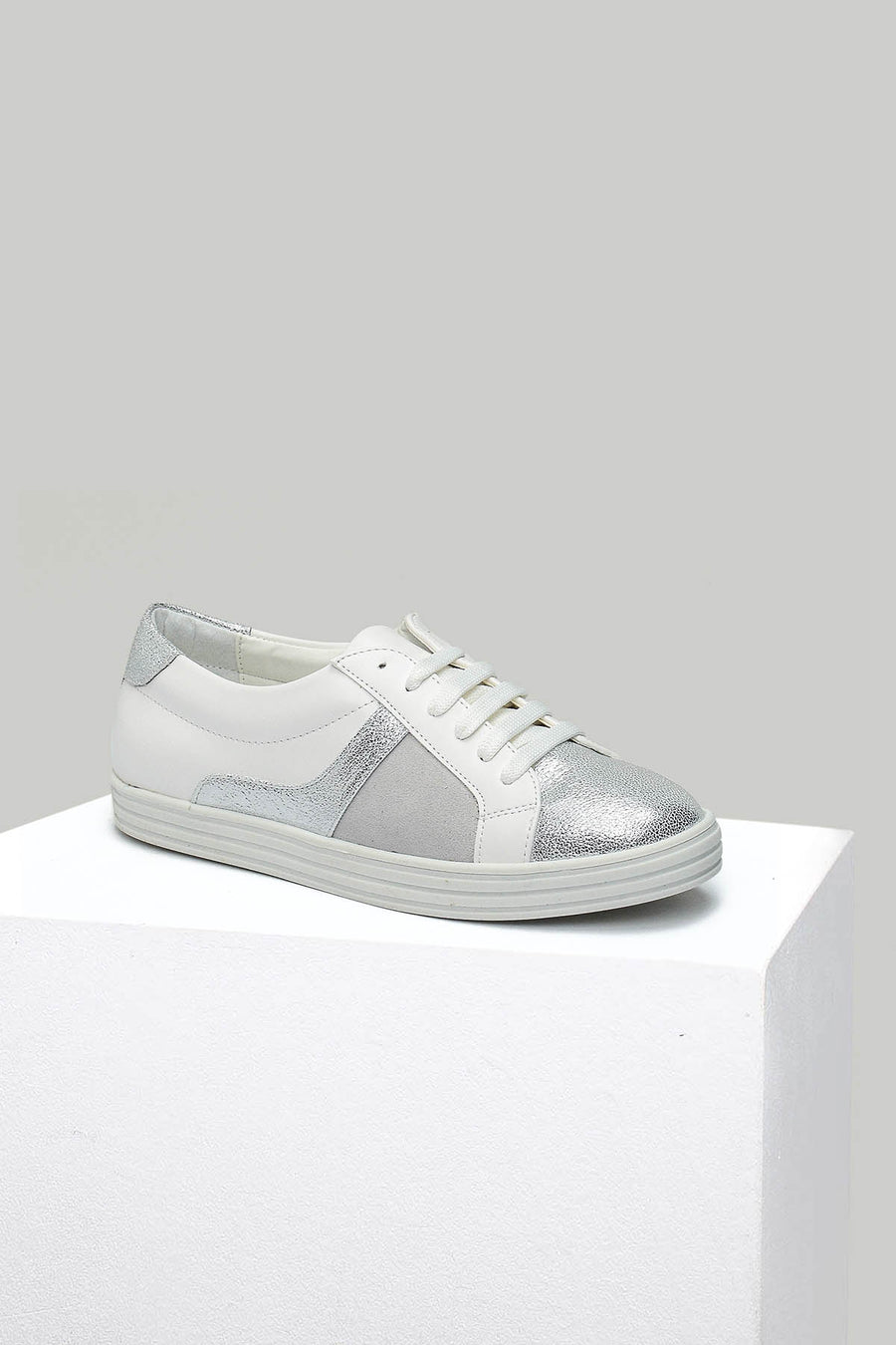 Silver Women's Sneaker 18SFE196014 | Derimod