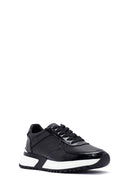 Men's Black Lace-up Leather Sneaker | Derimod