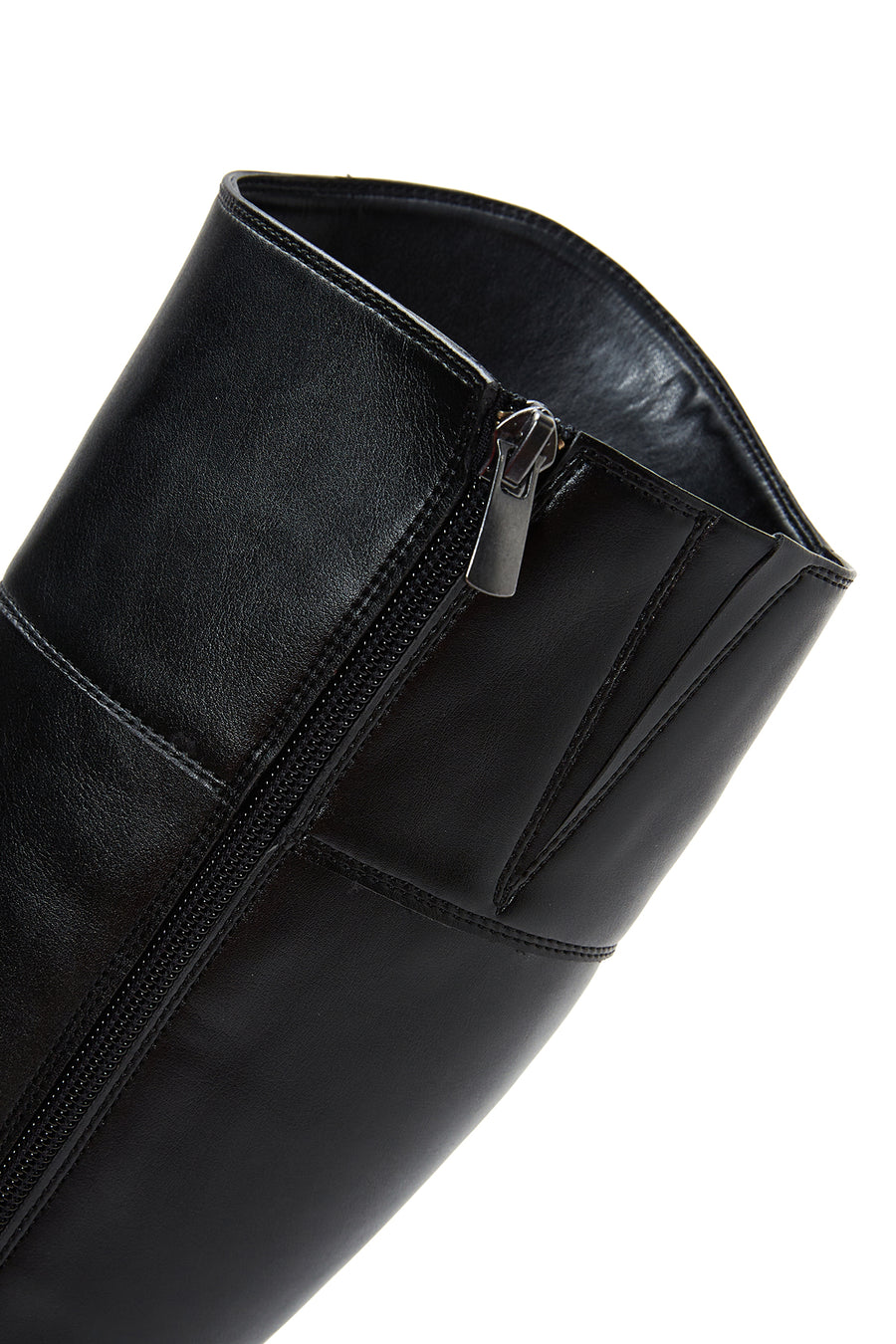 Women's Black Zippered Boots