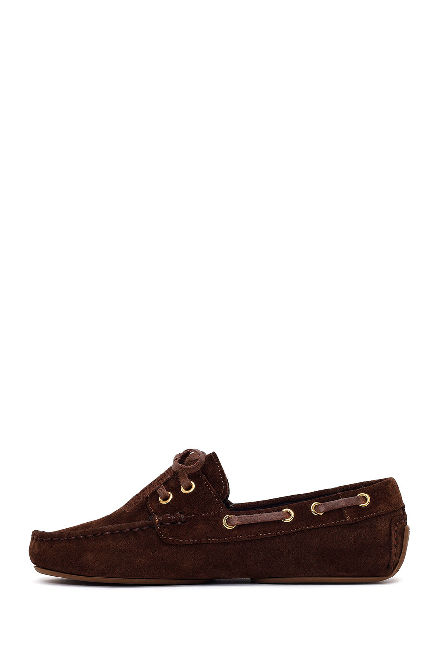 Woman Brown Suede Loafer