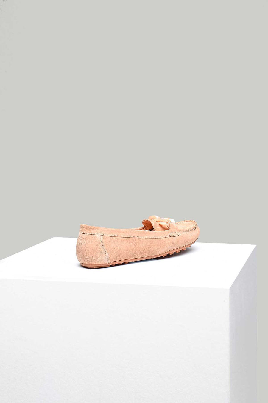 Pudra Kadın Süet Loafer