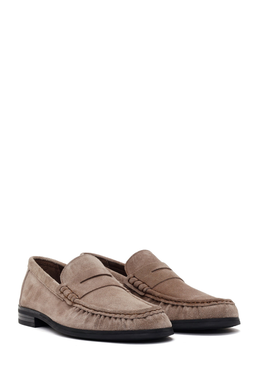 Male Gray Suede Casual Loafer