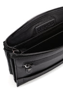 Men's Black Leather Handbag | Derimod