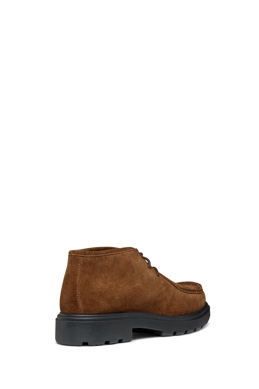 Geox Men's Brown Spherica Ec7 Lace-Up Suede Leather Boots