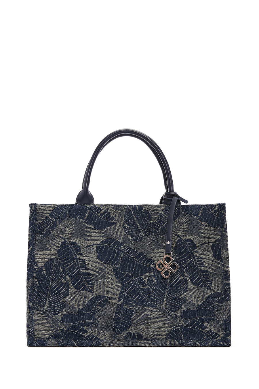 Women's Blue Long Strap Fabric Shoulder Bag