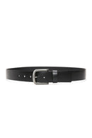 Men's Black Leather Belt | Derimod