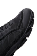 Men's Black Leather Casual Sneaker | Derimod