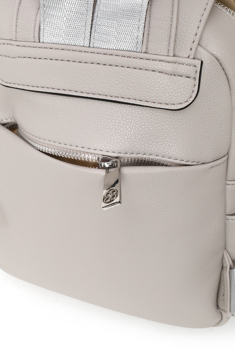 Woman Gray Backpack