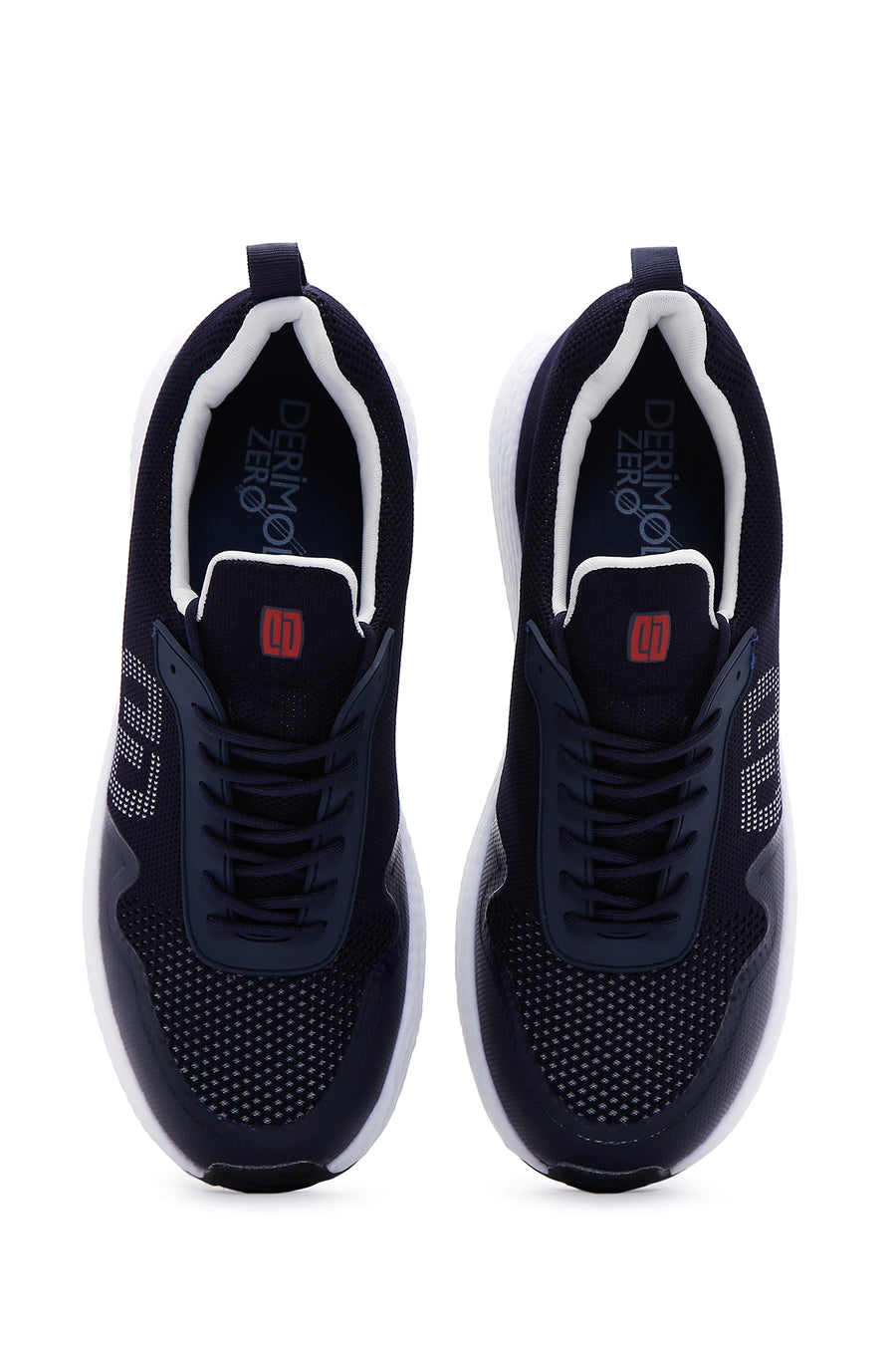 Derimod Zero Men's Navy Blue Lace-Up Thick Sole Sneaker