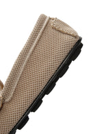 Men's Beige Fabric Loafer | Derimod