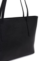 Woman Black Leather Shoulder Bag | Derimod