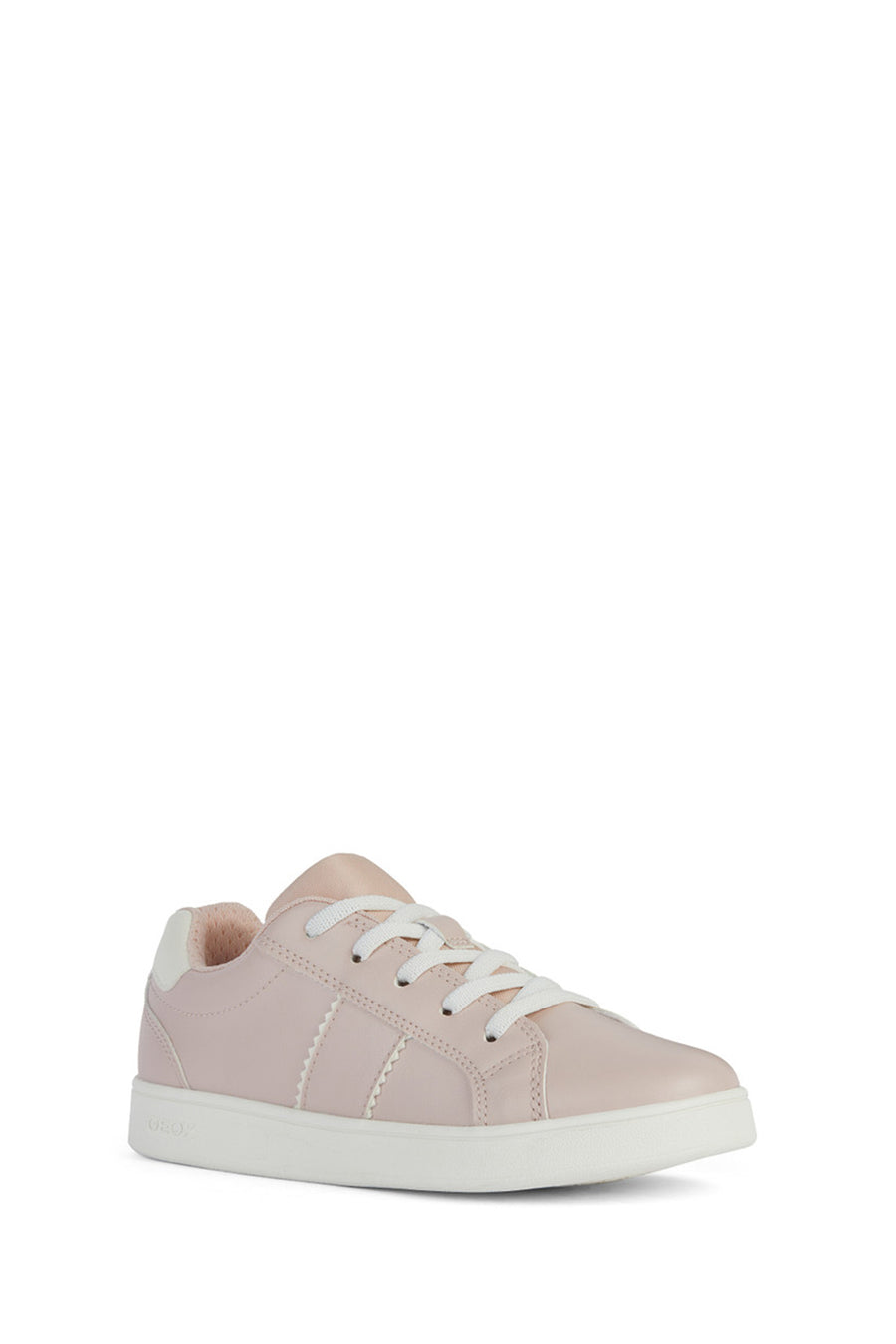Geox Kız Çocuk Pembe Eclyper Bağcıklı Deri Sneaker
