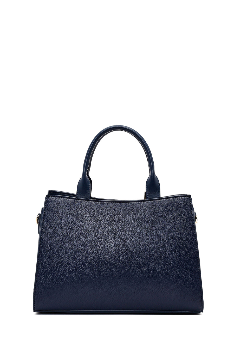 Woman Navy Long-Strap Classic Shoulder Bag