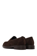 Derimod Black Erkek Kahverengi Süet Deri Loafer | Derimod