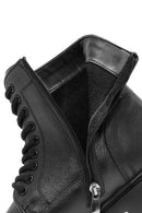 Men's Black Leather Boots | Derimod