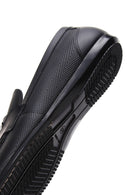 Men's Black Leather Casual Loafer | Derimod