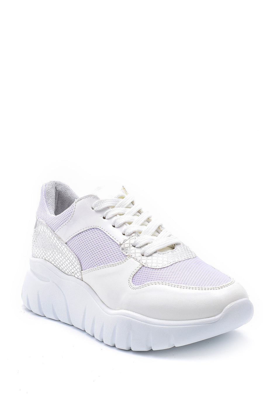 Women's Silver Detailed Sneaker