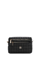 Women's Black Faux Leather Crossbody Bag | Derimod