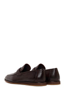 Male Brown Leather Classic Loafer | Derimod