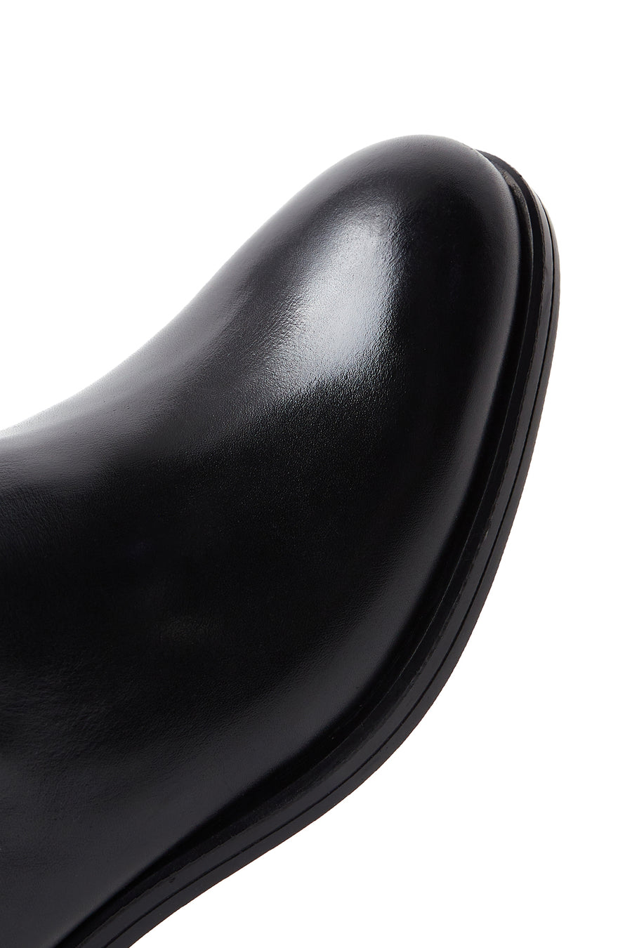 Men's Black Chelsea Leather Boots