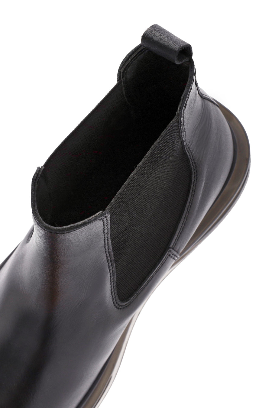 Men's Black Leather Chelsea Boots
