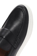 Men's Black Leather Loafer | Derimod