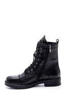 Women's Leather Stone Boots | Derimod