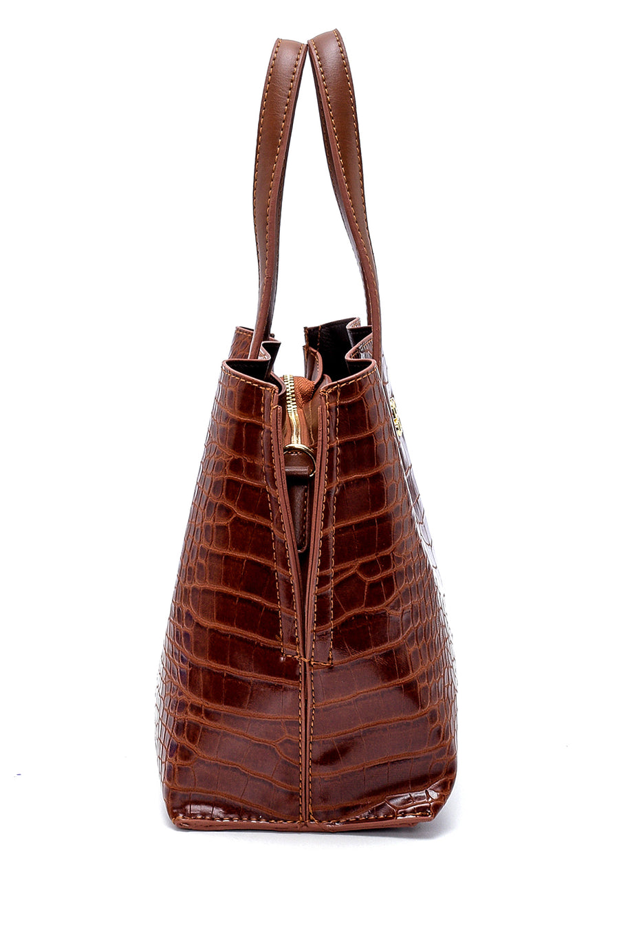 Women's Crocodile Patterned Shoulder Bag