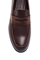 Erkek Deri Baskılı Loafer | Derimod