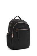 Women's Black Fabric Backpack | Derimod