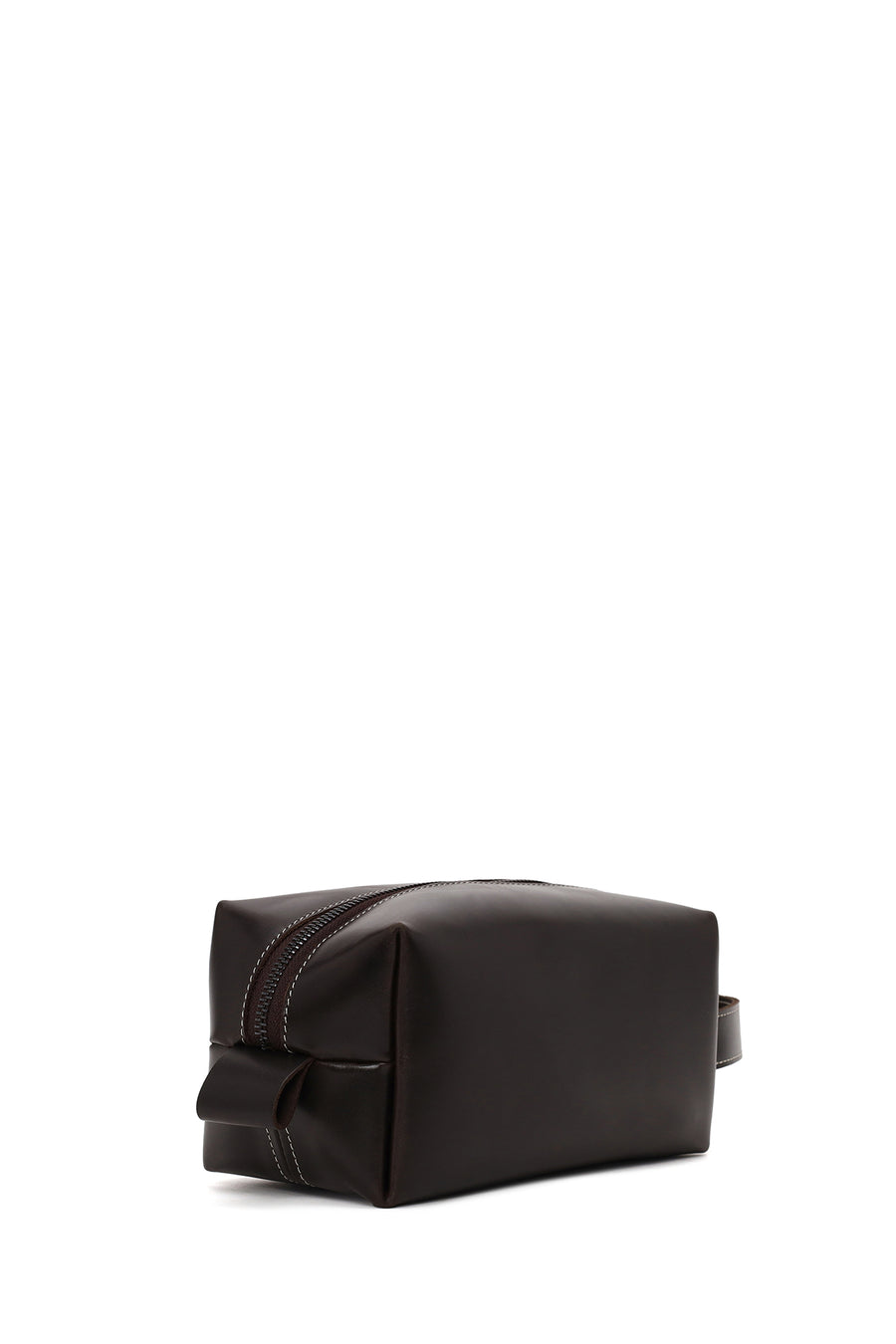Male Dark Brown Leather Handbag