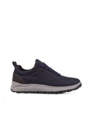 Geox Men's Navy Blue Spherica 4x4 Abx Lace-Up Sports Sneaker | Derimod