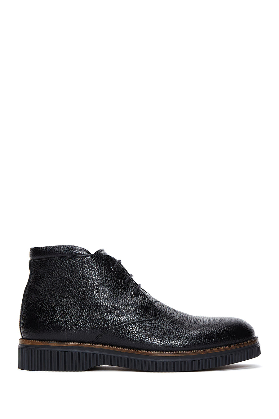 Men's Leather Flat Boots 22WFD6127FT | Derimod