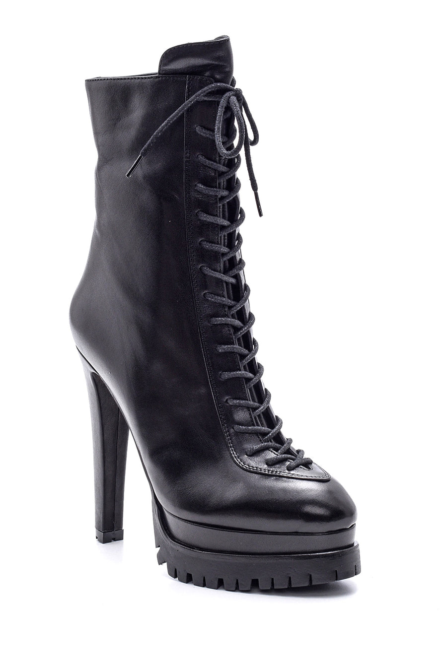 Women's Heeled Leather Boots