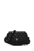 Women's Black Long Strap Quilted Shoulder Bag | Derimod