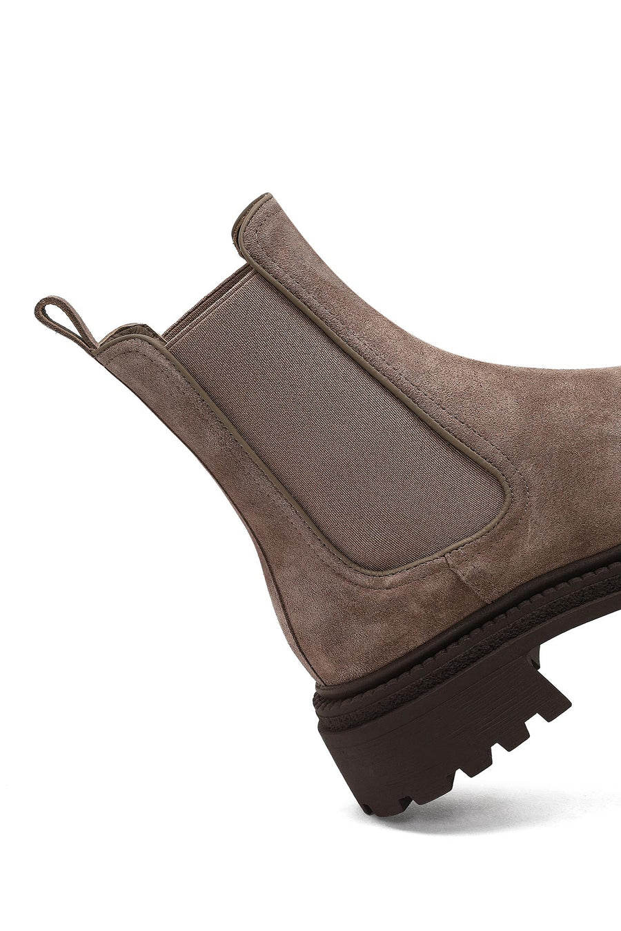 Women's Mink Suede Leather Chelsea Boot