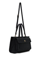 Woman Black Classic Shoulder Bag with Long Strap | Derimod