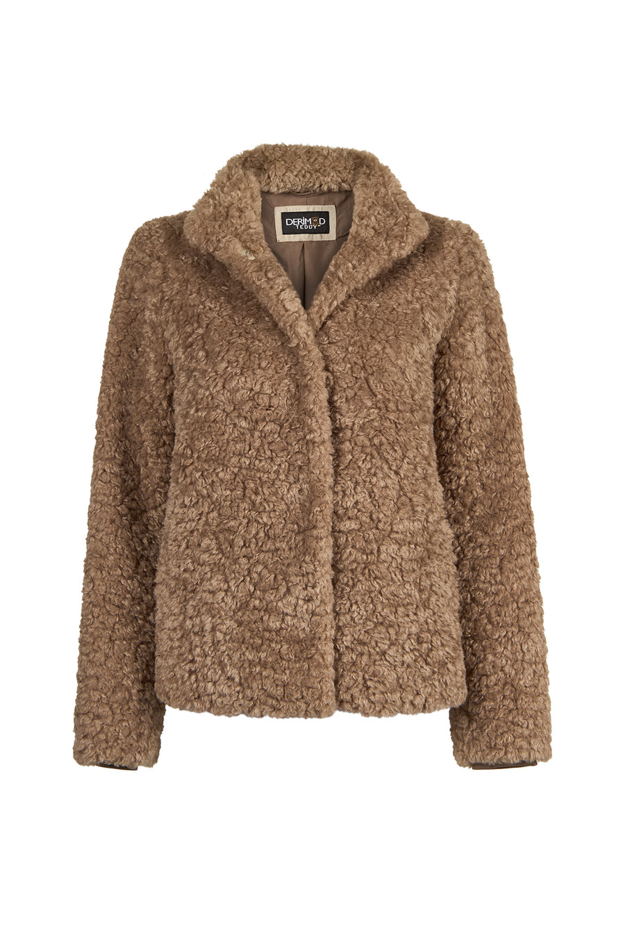 Lamolina Woman Beige Short Teddy Coats