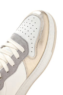 Women's Gold Leather Sneaker | Derimod