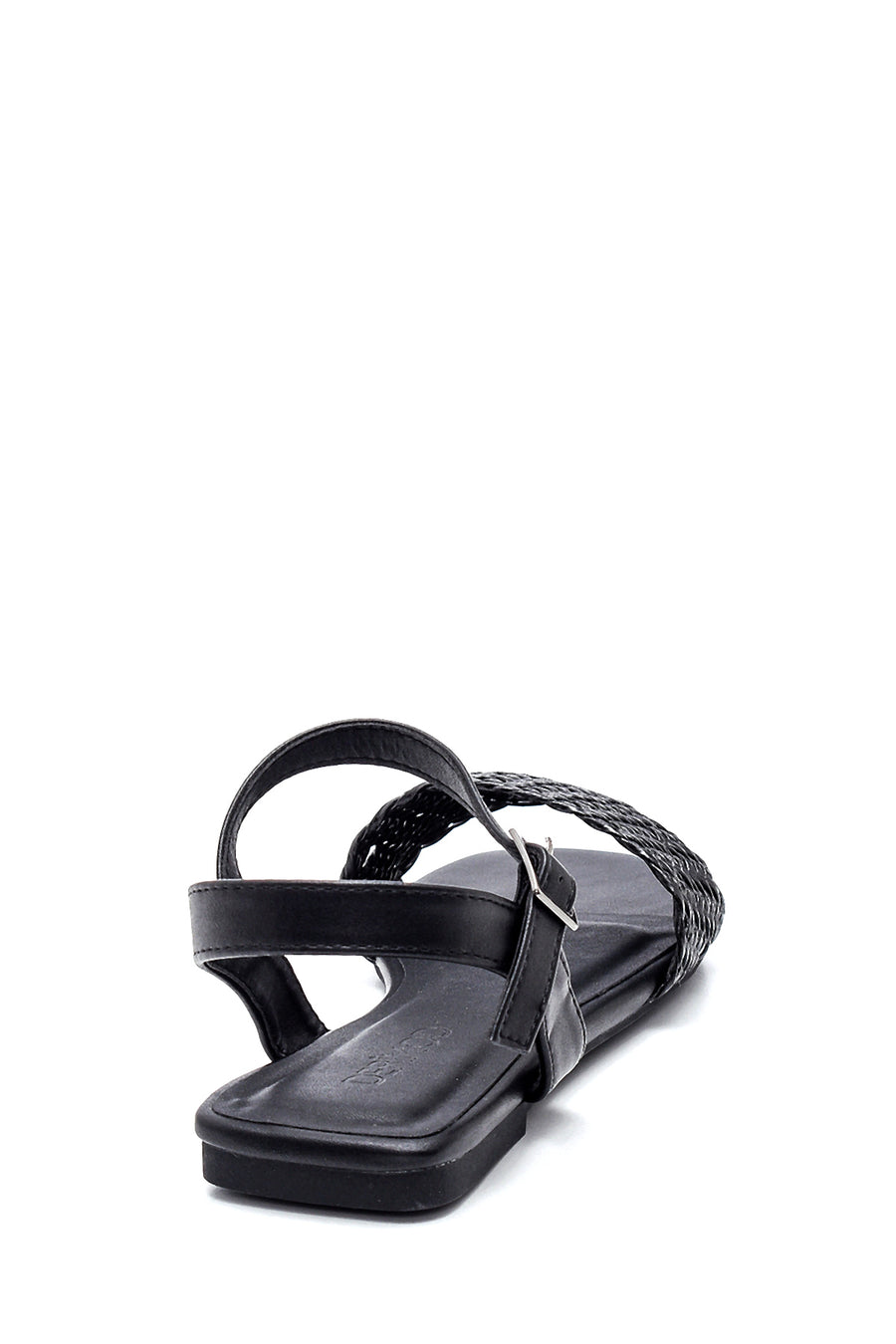 Kadın Örgü Detaylı Casual Sandalet