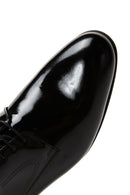 Men's Black Leather Patent Leather Classic Shoes | Derimod