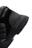 Men's Black Leather Sports Boots | Derimod