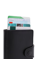 Men's Black Card Holder | Derimod