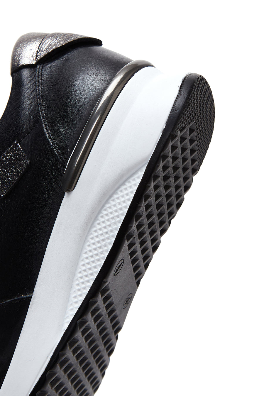 Kadın Siyah Deri Sneaker